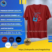 Gambar Kaos Kapel Pasangan Pacar Keluarga Baju Pria Wanita Together Forever - Hitam, M & XL dari megaloshop88 undefined 2 Tokopedia