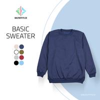 Gambar Daily Outfits Crewneck Basic Sweater Oblong Unisex BIGSIZE XXL - Hitam dari Daily Outfits DYO undefined 1 Tokopedia