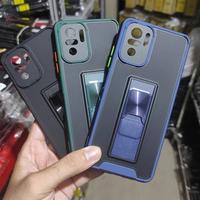 Gambar HardCase Luxury Carbon Realme C12 C25 & Narzo 20 30A Armor Kickstand - Hitam dari IMPORTIR55 undefined 5 Tokopedia