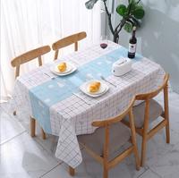 Gambar Taplak Meja Makan Anti Air & Minyak Desain Dekorasi Ruang Modern - Deer, 137x137 dari Nutomo Store undefined 4 Tokopedia