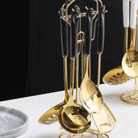 Gambar KITCHENWARE isi 7pc / SUTIL STAINLESS STEELL / SUTIL GOLD / SPATULA - Putih dari Toko 767_NEW undefined 3 Tokopedia