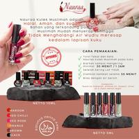 Gambar Kutek nauraa muslimah / henna pacar /naura kuteks halal /cat kuku - Maron Apple dari singgalangkosmetik undefined 4 Tokopedia