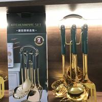 Gambar KITCHENWARE isi 7pc / SUTIL STAINLESS STEELL / SUTIL GOLD / SPATULA - Putih dari Toko 767_NEW undefined 1 Tokopedia