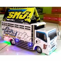 Gambar miniatur truk oleng murah-motif new tawakal 5- variasi biasa & lampu - LAMPU TERPAL dari Miniatur Truk Store undefined 4 Tokopedia