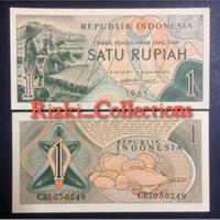Gambar uang kuno 1 rupiah . Satu Rupiah seri sandang pangan tahun 1961 dari uang kuno tuban_NEW undefined 1 Tokopedia