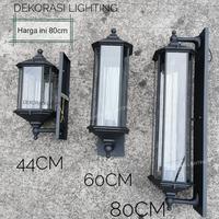 Gambar lampu dinding taman tinggi 80cm outdoor waterproof pagar pilar e27 dari DEKORASI LIGHTING undefined 5 Tokopedia
