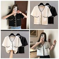 Gambar ATASAN RAJUT WANITA / KNIT TOP OUTER IMPORT - Putih dari PinKio undefined 1 Tokopedia
