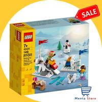 Gambar LEGO Exclusives 40424 Winter Snowball Fight Snow Anjing Salju Snowman dari Menta Hobbies undefined 1 Tokopedia