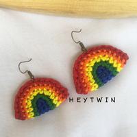 Gambar rainbow earring crochet anting rajut cewek korea kekinian lucu hits dari tuintwin undefined 1 Tokopedia