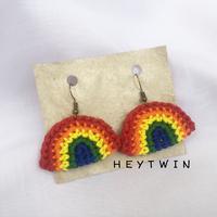Gambar rainbow earring crochet anting rajut cewek korea kekinian lucu hits dari tuintwin undefined 2 Tokopedia