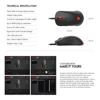 Gambar Fantech UX3 Helios Lightweight RGB Gaming Mouse Garansi Resmi - Putih dari AzureTech undefined 4 Tokopedia