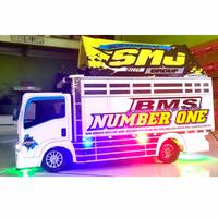 Gambar miniatur truk oleng murah-motif new tawakal 5- variasi biasa & lampu - LAMPU TERPAL dari Miniatur Truk Store undefined 3 Tokopedia