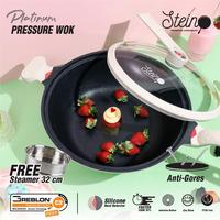 Gambar Stein Wok Platinum Pressure Cooker Anti Baret - Hijau dari pusat perabot semarang undefined 4 Tokopedia