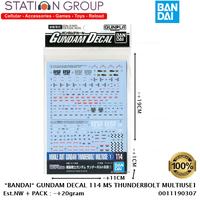 Gambar BANDAI 61172 GUNDAM DECAL 114 MOBILE SUIT THUNDERBOLT MULTIUSE 1 - GUN dari Station Group 2 undefined 1 Tokopedia