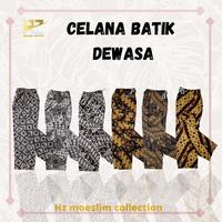 Gambar Celana Boim Celana Batik Celana Batik Pekalongan Bisa COD - 1, KUINING - HITAM dari HZ Moeslim collection undefined 1 Tokopedia