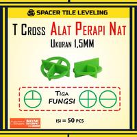 Gambar T Cross Alat Perapi Nat Ubin Keramik 1 mm 1,5 mm 2 mm 3 mm dari Spacer-Tile Leveling undefined 4 Tokopedia
