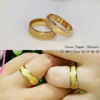 Gambar Cincin Titanium Pasir Gold Harga Satuan - 9 dari Toobing undefined 1 Tokopedia