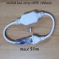 Gambar SOCKET / COLOKAN LED STRIP / SELANG 2835 144 LED + JARUM 2 PIN dari PUSAT LISTRIK JAKARTA KENARI undefined 1 Tokopedia