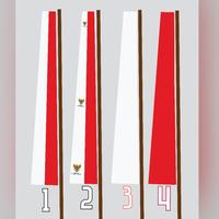 Gambar Bendera umbul umbul gandeng layur 4.5 m bahan berkualitas murah dari HNUSHOP. undefined 2 Tokopedia