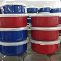 Gambar MANGKOK KEDAUNG STAINLESS TUTUP, MANGKOK POLOS WARNA (RANDOM) - 10x5,5 dari flylha undefined 3 Tokopedia