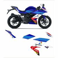 Gambar STRIPING STIKER NINJA 250SL MONO / STICKER KAWASAKI NINJA 250 MONO - Biru dari MubaroqSTRIPING undefined 1 Tokopedia