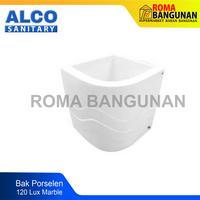 Gambar BAK AIR MANDI / BAK PORSELEN 120 LUX MARBLE ALCO WHITE dari SupermarketRomaBangunan undefined 1 Tokopedia