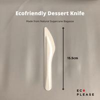Gambar Mini Dessert Knife Sugarcane Ecofriendly Material Pisau Kue Kecil - Putih dari Ecoplease Home Compostable undefined 2 Tokopedia