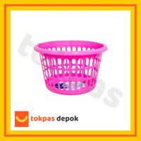 Gambar Keranjang Pakaian Baju Green Leaf Arica 928 Laundry Cucian Basket Biru Hijau Plastik tempat  pakaian organizer  aesthetic - Hijau  dari Toko Pasti Puas Depok undefined 2 Tokopedia