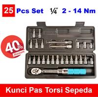 Gambar PROMO!! Kunci Torsi Sepeda 25 Pcs Key 2-14 Nm - Bicycle Torque Wrench - 25 PCS dari BikeBikeAja New undefined 1 Tokopedia