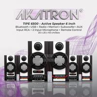 Gambar SPEAKER AKTIF 6 INCH AKATRON BLUETOOTH SUBWOOFER BASS MANTAP dari ZenonElektronik undefined 3 Tokopedia