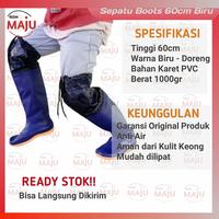 Gambar Sepatu Boots Sawah Kebun 60cm Biru Lentur Kuat Original Korea Murah - 37 dari KEDAI MAJU undefined 1 Tokopedia