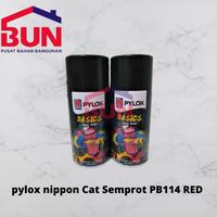 Gambar CAT PYLOX BASICS PB114 RED CAT SPRAY 300CC NIPPON PAINT - PACKING BIASA dari bun supermarket bahan bangunan undefined 1 Tokopedia