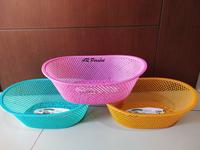 Gambar Keranjang Buah Sakura 910 Green Leaf/ Keranjang Oval Serbaguna/Bakul - pink dari AR Perabot Bekasi undefined 1 Tokopedia