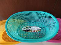 Gambar Keranjang Buah Sakura 910 Green Leaf/ Keranjang Oval Serbaguna/Bakul - pink dari AR Perabot Bekasi undefined 5 Tokopedia