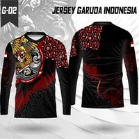 Gambar TERBARU !! jersey Garuda baju Garuda pancasila full printing kaos pria - Lengan panjang, 4XL dari BK KAOS JAYA undefined 1 Tokopedia