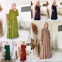 Gambar GAMIS REMAJA KAIMA RINJANI JUMBO REMPEL BUSUI HYGET SUPER LD 115 CM - Ijo Mint dari BakulMantul undefined 3 Tokopedia