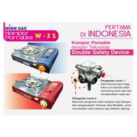 Gambar Kompor Gas Portable Winn Gas W-2S W2S Double Safety Device dari IndTek-Online undefined 4 Tokopedia