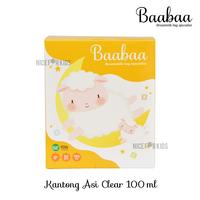 Gambar BaaBaa Kantong Asi 100ml Plastik Penyimpanan Asi - CLEAR - RAINBOW dari Niceforkids undefined 4 Tokopedia