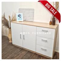 Gambar MEJA TV / BUFET TV / SIDEBOARD MINIMALIS SEMARANG ALBA - Sonoma White, Luar Jateng dari Mebel Semarang MCS Furniture undefined 1 Tokopedia
