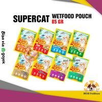 Gambar Super Cat Pouch Adult/Kitten 85 Gr | makanan sachet supercat 85gr gram - SCP Hairskin dari MDS PetStore undefined 1 Tokopedia