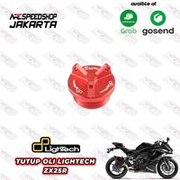 Gambar TUTUP OLI LIGHTECH SERIES KAWASAKI ZX25R ZX 25 R ZX 25 - RED dari Arcspeedshop Jakarta undefined 1 Tokopedia