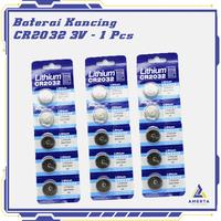 Gambar Baterai Kancing CR2032 3V (1 PCS) dari Amerta Center undefined 1 Tokopedia