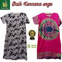 Gambar Daster Batik Kencana Ungu Original Model Prabu Special - abstrak hitam, Bunga kuning dari Laskar Batik undefined 1 Tokopedia