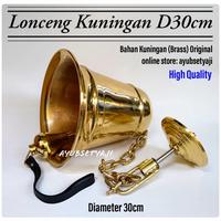 Gambar Lonceng Kuningan JUMBO BESAR D30cm Lonceng Kerucut Diameter 30cm dari ayubsetyaji undefined 2 Tokopedia