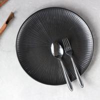 Gambar PIRING KERAMIK SAJI JUMBO GARIS / PLATE STRIPES NUANZA dari Nuanza Porcelain undefined 1 Tokopedia