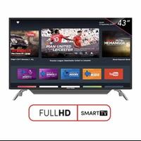 Gambar LED Smart TV 43 Inch FHD PLD43A1558 dengan Layanan Live Channel & On-Demand MOLA TV Full HD 1920x1080 Pixel HDMI 3 USB 2 Slot Media Player Hemat Energi dari GUDANG TANGERANG ELEKTRONIK undefined 1 Tokopedia