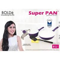 Gambar Bolde SUPER PAN SET 5 pcs Granite - White Purple dari Wahana Superstore undefined 3 Tokopedia