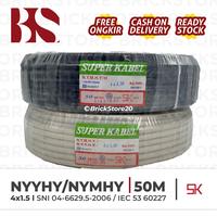 Gambar Kabel NYMHY NYYHY 4X1,5 4X1.5 50 METER Super Kabel - Hitam dari Brickstore_NEW undefined 1 Tokopedia