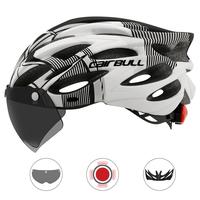 Gambar Helm sepeda CAIRBULL ALLROAD MTB Roadbike With Magnet CB26 - hitam putih dari DOMESTIK BIKE undefined 4 Tokopedia