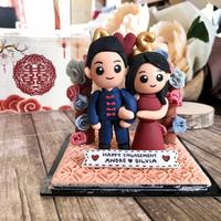 Gambar Custom clay in acrylic box(COUPLE)Cocok utk hadiah anniv, ultah,wisuda dari Clayhouse undefined 5 Tokopedia